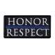 Rothco Honor & Respect Morale Patch, thin blue line flag, police support, back the blue, first responder, police flag, tactical patches, police symbol, morale patches