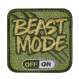 Rothco Beast Mode Patch With Hook Back, Beast Mode Patch, Beast Mode Morale Patch, Morale Patch, tactical patch, airsoft patch, military patch, funny morale patch, military morale patch, tactical hat patch, plate carrier patch