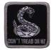 Rothco Don't Tread On Me Patch, Hook Backing, don't tread on me, airsoft patch, morale patch, airsoft patch, patches, Gadsden morale patch, Rothco morale patch, don't tread on me airsoft patch, tactical patches, military morale patches, funny morale patches, moral patch, military velcro patches, tactical airsoft morale patches, airsoft morale patches, airsoft patches, morale patch