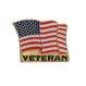 Veteran pin, US flag pin, pin, 