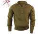 Rothco,Commando Sweater,sweater,casual wear,outerwear,long sleeves,military sweaters,winter sweaters,cardigan,cardigan sweaters,acrylic sweaters,acrylic,olive drab,zip up sweater,1/4 zip up sweater,black, military sweater, mens military sweater, acrylic sweater, commando sweater, army sweater, tactical sweater