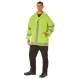 Rothco Safety Reflective Rain Jacket, rain jacket, rain coat, safety jacket, reflective rain coat, reflective rain jacket, wet weather gear, wet weather outerwear, jackets, safety jackets, rain jackets, PVC rain coat, PVC, reflective green, reflective orange, reflective jackets, reflective work jackets, high visibility jacket, high visibility safety jacket, rain suits, rainsuites                                                                                                                      