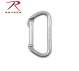 Rothco,D climbing carabiner,lock carabiner,clip carabiner,karabiners,rock climbing equipment,climbing equipment,climbing gear,carabiners,karabiner,carabiner,black carabiner,rappelling gear,silver carabiner