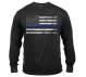 rothco long sleeve thin blue line t-shirt, thin blue line, thin blue line long sleeve, thin blue line t-shirt, thin blue line long sleeve t-shirt, police shirts, thin blue line t shirt, thin blue line shirts, thin blue line apparel, law enforcement shirt, police tees, law enforcement t shirts 