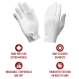 Rothco Grip Dot Parade Gloves - White - Caliber 7