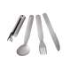 Rothco deluxe chow set, stainless steel chow set, chow set, camping chow set, military chow set, stainless steel military chow set, military cooking, military cooking set, camping utensil set, portable utensil, stainless steel utensils, 