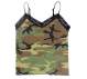 camisole, camo camisole, tank top, camo tank top, womens camo tank top, camouflage tank top, camouflage camisole, lace tank top