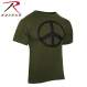 Rothco,t shirt print,tee shirt,short sleeve t shirt,short sleeve tee,tee shirts,t shirt,t-shirt,cotton tee,cotton tshirt,cotton t-shirt,poly tee,cotton poly t shirt,polyester cotton,peace tshirt,peace t-shirt,peace short sleeve,fashion tees,olive drab tee,olive drab tshirt,olive drab t-shirt,graphic tee