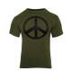 Rothco,t shirt print,tee shirt,short sleeve t shirt,short sleeve tee,tee shirts,t shirt,t-shirt,cotton tee,cotton tshirt,cotton t-shirt,poly tee,cotton poly t shirt,polyester cotton,peace tshirt,peace t-shirt,peace short sleeve,fashion tees,olive drab tee,olive drab tshirt,olive drab t-shirt,graphic tee