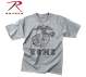 Rothco,t shirt print,tee shirt,short sleeve t shirt,short sleeve tee,tee shirts,t shirt,t-shirt,cotton tee,cotton tshirt,cotton t-shirt,poly tee,cotton poly t shirt,polyester cotton,USMC Globe And Anchor tshirt,USMC Globe And Anchor t-shirt,USMC Globe And Anchor short sleeve,vintage tees,grey tee,grey tshirt,grey t-shirt,us marines,vintage,vintage tshirts,vintage t-shirts,vintage tee,usmc tshirt,marines tshirt,marines t-shirt,graphic tee                                        