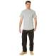 Rothco, t shirt print, tee shirt, short sleeve t shirt, short sleeve tee, tee shirts, t shirt, t-shirt, cotton tee, cotton tshirt, cotton t-shirt, poly tee, cotton poly t shirt, polyester cotton, black tshirt, black t-shirt, black short sleeve, undershirt, uniform shirt, base layer shirt, military uniform shirt, tan 499, base layer, 