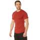 Rothco, t shirt print, tee shirt, short sleeve t shirt, short sleeve tee, tee shirts, t shirt, t-shirt, cotton tee, cotton tshirt, cotton t-shirt, poly tee, cotton poly t shirt, polyester cotton, black tshirt, black t-shirt, black short sleeve, undershirt, uniform shirt, base layer shirt, military uniform shirt, tan 499, base layer, 