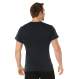 Rothco, t shirt print, tee shirt, short sleeve t shirt, short sleeve tee, tee shirts, t shirt, t-shirt, cotton tee, cotton tshirt, cotton t-shirt, poly tee, cotton poly t shirt, polyester cotton, black tshirt, black t-shirt, black short sleeve, undershirt, uniform shirt, base layer shirt, military uniform shirt, tan 499, base layer, 