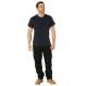 Rothco, t shirt print, tee shirt, short sleeve t shirt, short sleeve tee, tee shirts, t shirt, t-shirt, cotton tee, cotton tshirt, cotton t-shirt, poly tee, cotton poly t shirt, polyester cotton, black tshirt, black t-shirt, black short sleeve, undershirt, uniform shirt, base layer shirt, military uniform shirt, tan 499, base layer, 