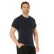 Rothco, t shirt print, tee shirt, short sleeve t shirt, short sleeve tee, tee shirts, t shirt, t-shirt, cotton tee, cotton tshirt, cotton t-shirt, poly tee, cotton poly t shirt, polyester cotton, black tshirt, black t-shirt, black short sleeve, undershirt, uniform shirt, base layer shirt, military uniform shirt, tan 499, base layer, 