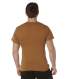 Rothco, t shirt print, tee shirt, short sleeve t shirt, short sleeve tee, tee shirts, t shirt, t-shirt, cotton tee, cotton tshirt, cotton t-shirt, poly tee, cotton poly t shirt, polyester cotton, black tshirt, black t-shirt, black short sleeve, undershirt, uniform shirt, base layer shirt, military uniform shirt, tan 499, base layer, 