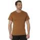 Rothco, t shirt print, tee shirt, short sleeve t shirt, short sleeve tee, tee shirts, t shirt, t-shirt, cotton tee, cotton tshirt, cotton t-shirt, poly tee, cotton poly t shirt, polyester cotton, black tshirt, black t-shirt, black short sleeve, undershirt, uniform shirt, base layer shirt, military uniform shirt, tan 499, base layer, 