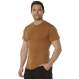 Rothco, t shirt print, tee shirt, short sleeve t shirt, short sleeve tee, tee shirts, t shirt, t-shirt, cotton tee, cotton tshirt, cotton t-shirt, poly tee, cotton poly t shirt, polyester cotton, black tshirt, black t-shirt, black short sleeve, undershirt, uniform shirt, base layer shirt, military uniform shirt, tan 499, base layer, 