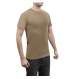 Rothco, t shirt print, tee shirt, short sleeve t shirt, short sleeve tee, tee shirts, t shirt, t-shirt, cotton tee, cotton tshirt, cotton t-shirt, poly tee, cotton poly t shirt, polyester cotton, black tshirt, black t-shirt, black short sleeve, undershirt, uniform shirt, base layer shirt, military uniform shirt, tan 499, base layer, 