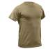 Rothco Quick Dry Moisture Wick T-shirt, moisture-wicking, t-shirt, tshirt, tee, quick dry, shirt, gym shirt, gym tshirt, military t-shirt, Rothco, quick dry clothing, Wicking Tshirt, Moisture Wicking Shirt, Water Wicking Shirts, Sweat-Wicking Tshirt, Wick Away Tshirt, Moisture Wicking Tee, Wicking Tee Shirt, Wick Tshirts, Wicking Tops, Wicking Clothing, Wicking Fabric Tshirt, performance t-shirt, performance fabric, athletic t-shirt, base layer, undershirt, tan 499, ar 670-1, ar, army regulation,