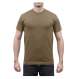 Rothco, t shirt print, tee shirt, short sleeve t shirt, short sleeve tee, tee shirts, t shirt, t-shirt, cotton tee, cotton tshirt, cotton t-shirt, poly tee, cotton poly t shirt, polyester cotton, black tshirt, black t-shirt, black short sleeve, undershirt, uniform shirt, base layer shirt, military uniform shirt, tan 499, base layer, 
