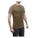 Rothco, t shirt print, tee shirt, short sleeve t shirt, short sleeve tee, tee shirts, t shirt, t-shirt, cotton tee, cotton tshirt, cotton t-shirt, poly tee, cotton poly t shirt, polyester cotton, black tshirt, black t-shirt, black short sleeve, undershirt, uniform shirt, base layer shirt, military uniform shirt, tan 499, base layer, 