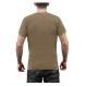 Rothco, t shirt print, tee shirt, short sleeve t shirt, short sleeve tee, tee shirts, t shirt, t-shirt, cotton tee, cotton tshirt, cotton t-shirt, poly tee, cotton poly t shirt, polyester cotton, black tshirt, black t-shirt, black short sleeve, undershirt, uniform shirt, base layer shirt, military uniform shirt, tan 499, base layer, 