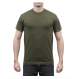 Rothco, t shirt print, tee shirt, short sleeve t shirt, short sleeve tee, tee shirts, t shirt, t-shirt, cotton tee, cotton tshirt, cotton t-shirt, poly tee, cotton poly t shirt, polyester cotton, black tshirt, black t-shirt, black short sleeve, undershirt, uniform shirt, base layer shirt, military uniform shirt, tan 499, base layer, 