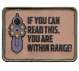 Rothco ''If You Can Read This'' Patch, Hook Backing, hook and loop, if you can read this, patch, morale patch, airsoft patch, rothco patch, patches, rothco airsoft patch, airsoft morale patch, tactical patches, military morale patches, funny morale patches, moral patch, military velcro patches, tactical airsoft morale patches, airsoft morale patches, airsoft patches, morale patch