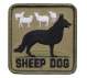 morale patch, patches, hook & loop patches, patches, military patches, tactical patches, airsoft patches, airsoft, tactical gear, sheep dog, sheepdog patch, sheepdog morale patch, rothco sheepdog patch, military morale patches, tactical morale patches, airsoft morale patches, tactical patches, military velcro patches