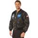 Rothco NASA MA-1 Flight Jacket, NASA, NASA apparel, NASA Meatball logo, MA-1, Flight Jacket, Space Shuttle, NASA, Meatball logo, 