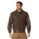 Rothco,Classic,A-2 Leather Flight Jacket,Flight jacket,leather jacket,outerwear,winter jacket,winter coat,military outerwear,leather outer shell,polyester lining,mens leather coat,aviator jacket,leather bomber jacket,flying jacket,bomber jacket,biker jackets,leather coat,brown, classic flight jacket