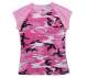 Raglan t-shirt, Raglan pink camo, pink camouflage t-shirt, subdued pink camouflage, pink camouflage, subdued pink camo, 