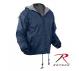 Rothco Reversible Lined Jacket With Hood, Reversible Lined Jacket, Nylon Jacket, Rain Jacket, Rain Gear, Rothco, Reversible Jacket, Rain Coat, Water Proof Jacket, Outerwear, Hooded Jacket, Hooded Rain Jacket, Zippered Jacket, Zippered Coat
