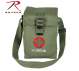 Rothco Pouch, Platoon Leader 1st Aid, olive drab, pouch, pouches, first aid, first aid kit, platoon leader first aid kit, olive drab first aid pouch, heavy canvas shoulder bag, canvas shoulder bag