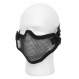 Rothco Carbon Steel Half Face Mask - Black, airsoft, airsoft mask, mask, masks, face mask, face masks, tactical gear, airsoft gear, loadout gear, loadout supplies, airsoft, air-soft, half mask, half face mask, face cover, face protection, paintball face mask, paintball gear, half-face cover, military mask, airsoft face mask, airsoft mask, tactical airsoft mask, airsoft face protection, half airsoft mask, airsoft half mask, tactical mask, face protection mask, airsoft mesh mask, tactical face mask, airsoft face protection