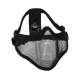 Rothco Carbon Steel Half Face Mask - Black, airsoft, airsoft mask, mask, masks, face mask, face masks, tactical gear, airsoft gear, loadout gear, loadout supplies, airsoft, air-soft, half mask, half face mask, face cover, face protection, paintball face mask, paintball gear, half-face cover, military mask, airsoft face mask, airsoft mask, tactical airsoft mask, airsoft face protection, half airsoft mask, airsoft half mask, tactical mask, face protection mask, airsoft mesh mask, tactical face mask, airsoft face protection