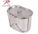 Rothco stainless steel canteen cup and cover set, canteen cups, canteen with lids, canteens with covers, canteen cover, canteen lid, stainless steel canteens, stainless steel canteen lid, camping canteen, water canteen, canteen water bottle, metal canteen, 