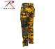 red and yellow camo pants