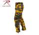 red and yellow camo pants