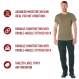 moisture wicking t-shirt, moisture wicking, moisture wicking shirt, moisture wicking undershirts, undershirts, military t-shirts, solid t-shirts, t-shirts, tee shirts, t shirt, performance shirt, workout shirt, performance material, combat shirt, base layer, undershirt, quick dry, 